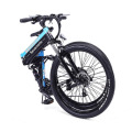 Bicicleta eléctrica plegable de carretera de suspensión completa de 27,5 pulgadas con batería de litio